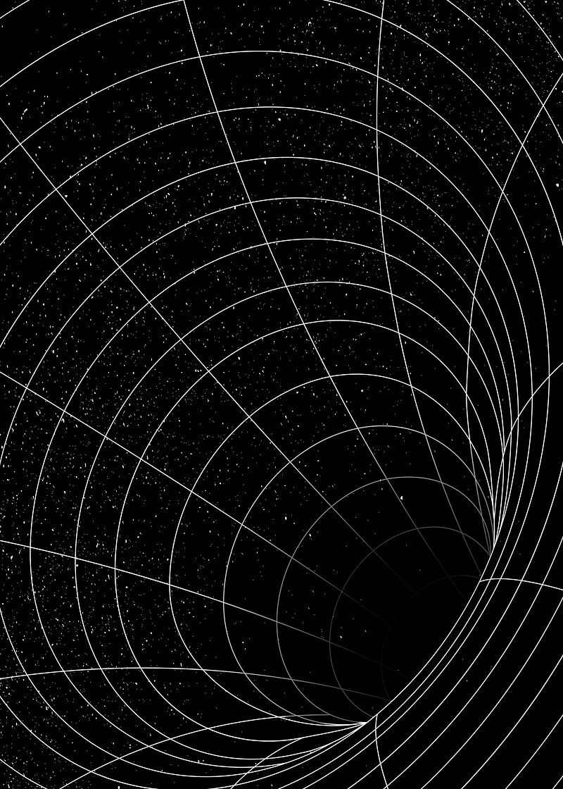 800x1120 3D Grid wormhole illusion design