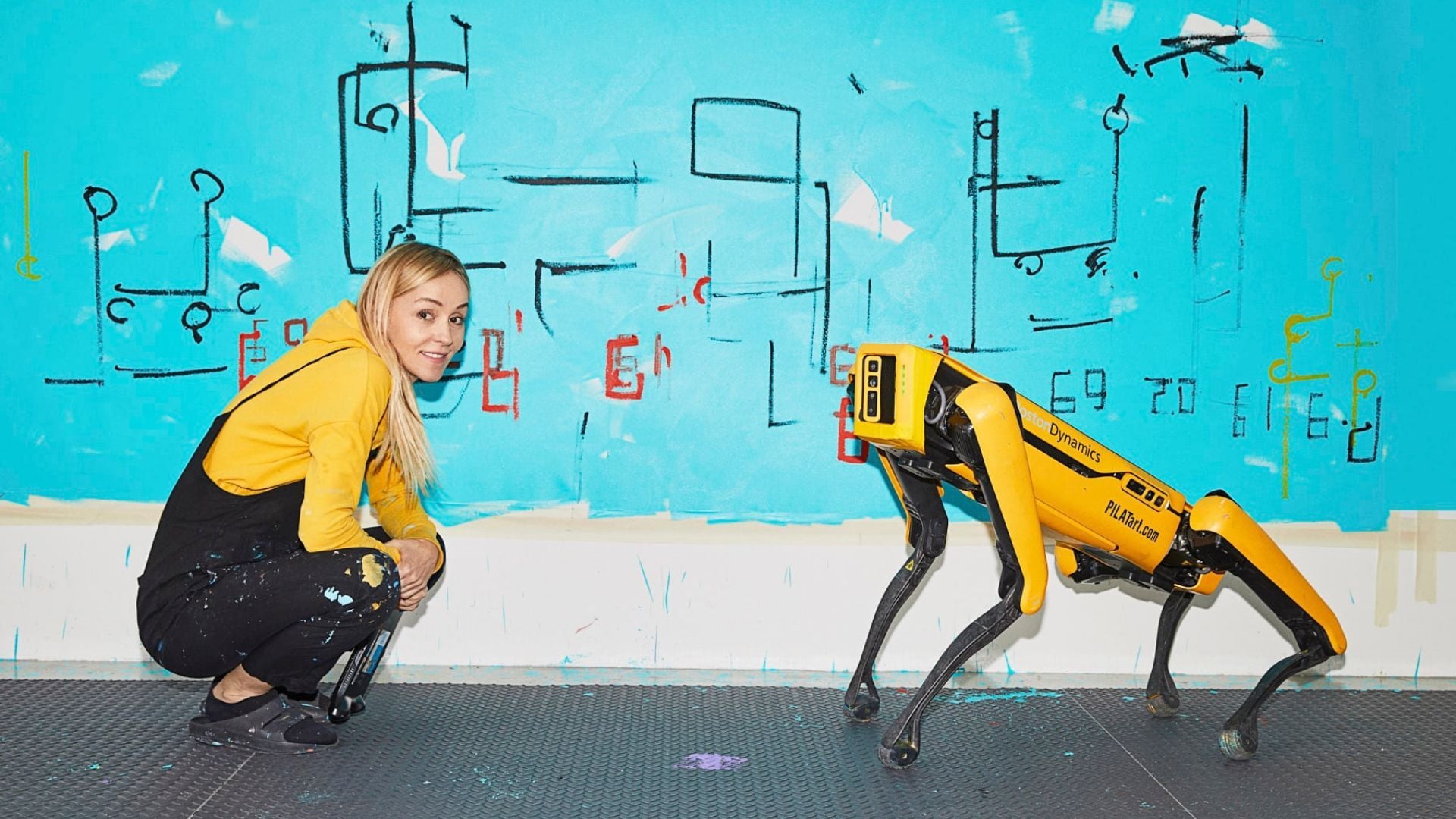 1920x1080 Boston Dynamics robot dogs to paint art for National Gallery of Victoria