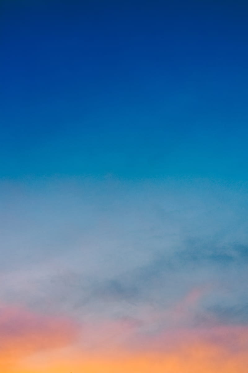 800x1200 Sky, gradient, clouds, sunset, HD phone wallpaper