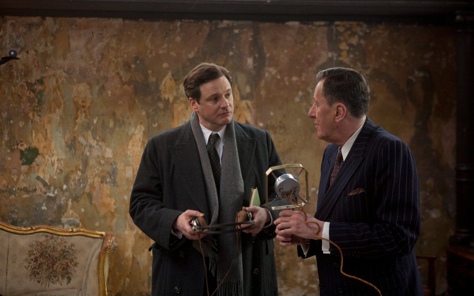 1920x1200 Download Lionel Logue Geoffrey Rush King George Vi Colin Firth Movie The King's Speech HD Wallpaperx2000