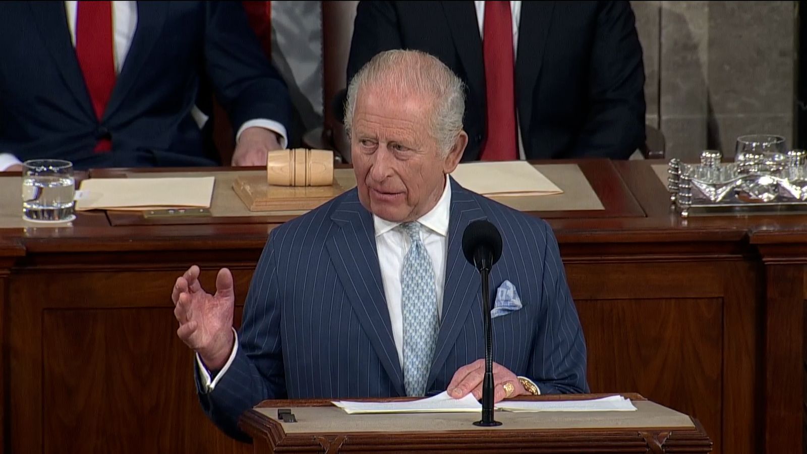 1600x900 The King is only the second monarch to address Congress