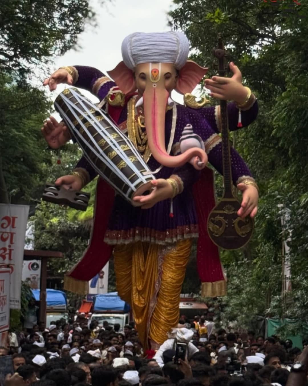 1080x1350 Mumbai's First Public Ganpati, A 24 Foot Clay Idol And More: 10 Unique Ganesh Pandals To Explore