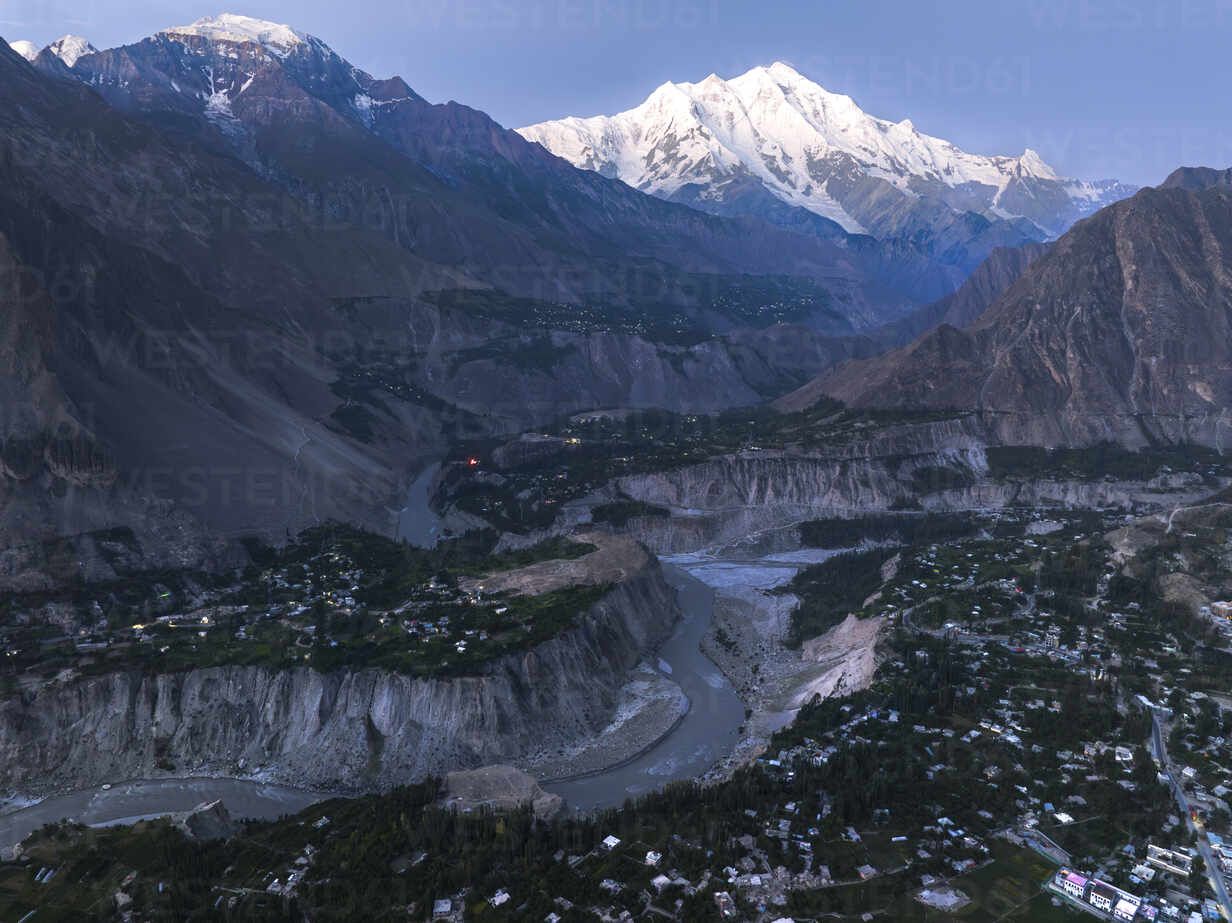 1232x923 Aerial view of Mount Rakaposhi, in the Karakoram range, Hunza Valley, Pakistan