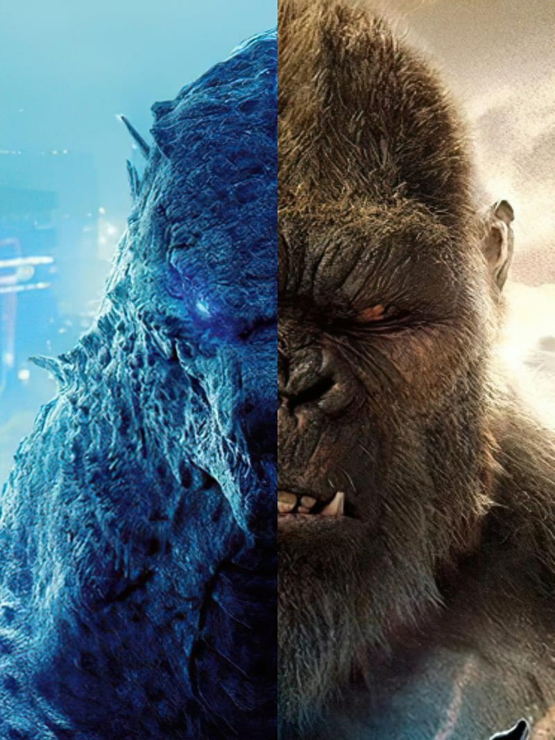 800x1067 Godzilla vs kong, gorilla, legendary movies, strong, hollywood, king, king kong, HD phone wallpaper