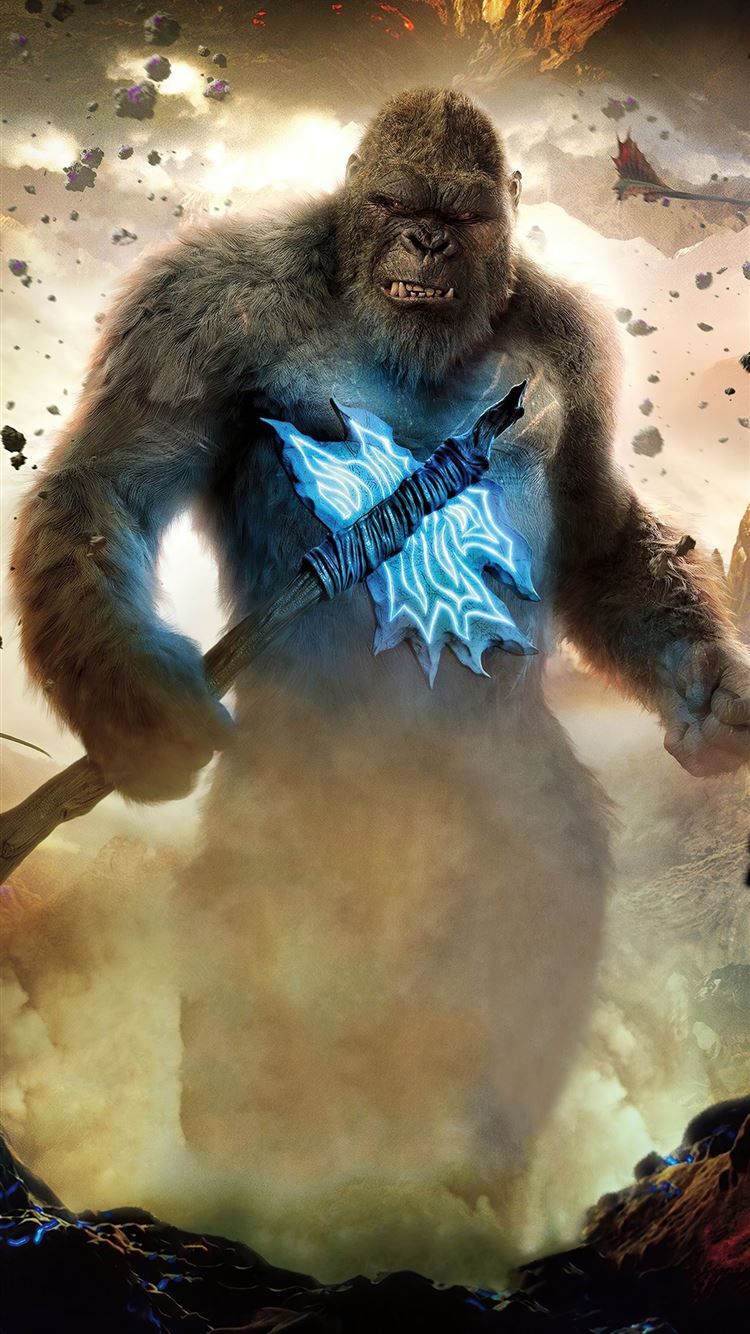 750x1334 Best Godzilla vs kong iPhone 8 HD Wallpaper