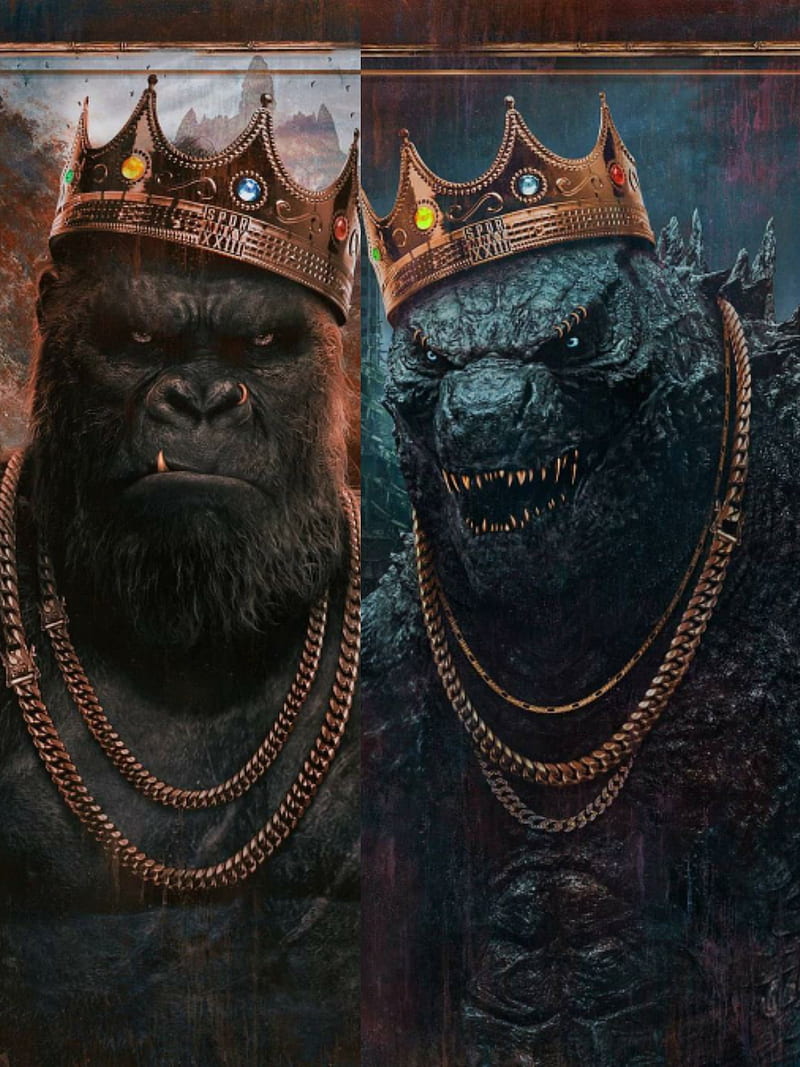 800x1067 Godzilla, king, king kong, godzilla vs kong, monster, HD phone wallpaper