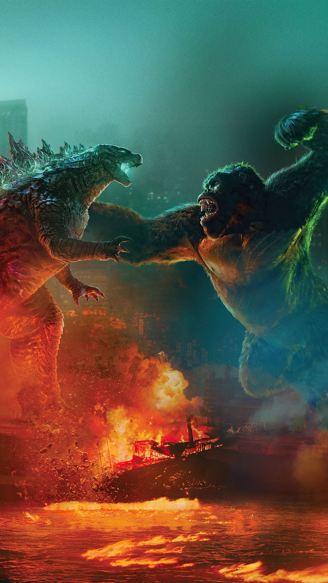 1080x1920 Phone wallpaper: Godzilla Vs Kong, Movie 1397692