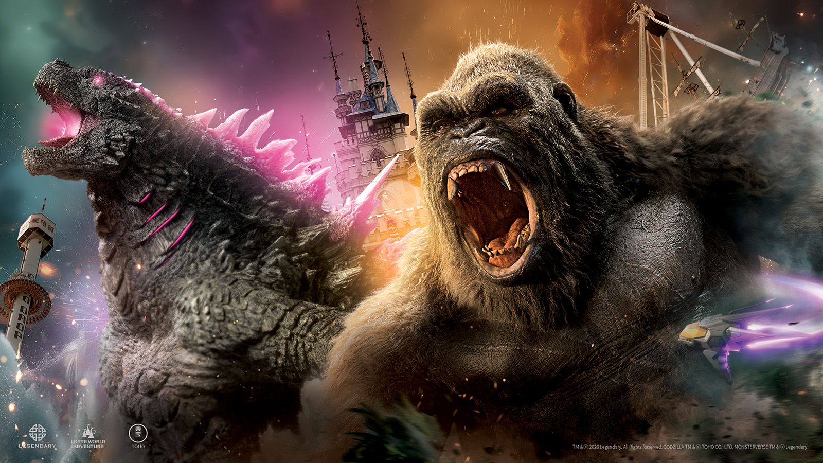 1600x900 Kong X Godzilla: The Ride Dark Ride. Sally Dark Rides