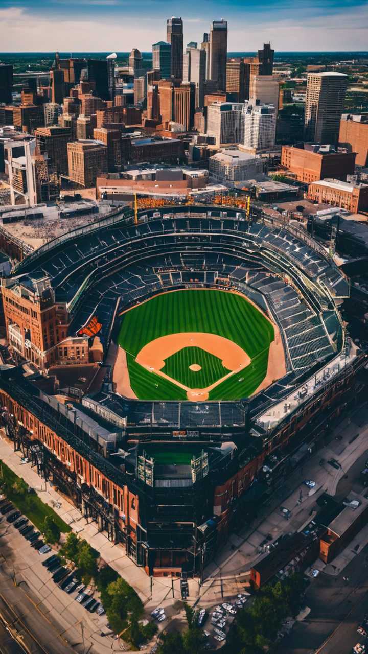 720x1280 A Vibrant Bird's Eye View Of Comerica Park In Detroit During A Tigers' Baseball Game. Wallpaper [19fbea37294142e8a653] By Wallpaper HD