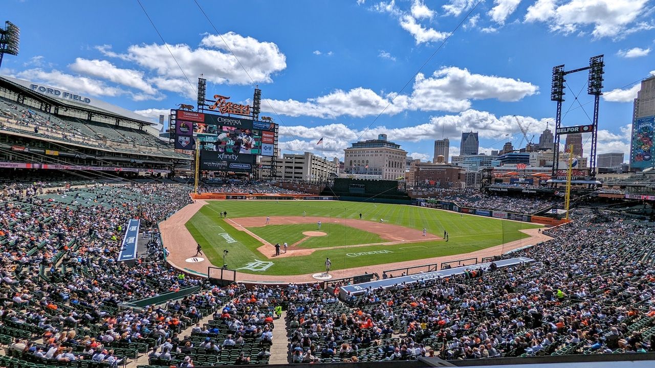 1280x720 Tigers are moving in fences at Comerica Park in 2023