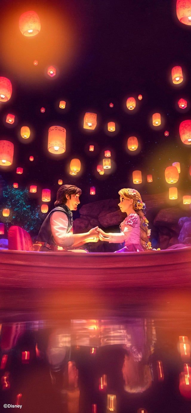 640x1385 Hi. Just passing along this Tangled phone wallpaper I found! ☀️✨