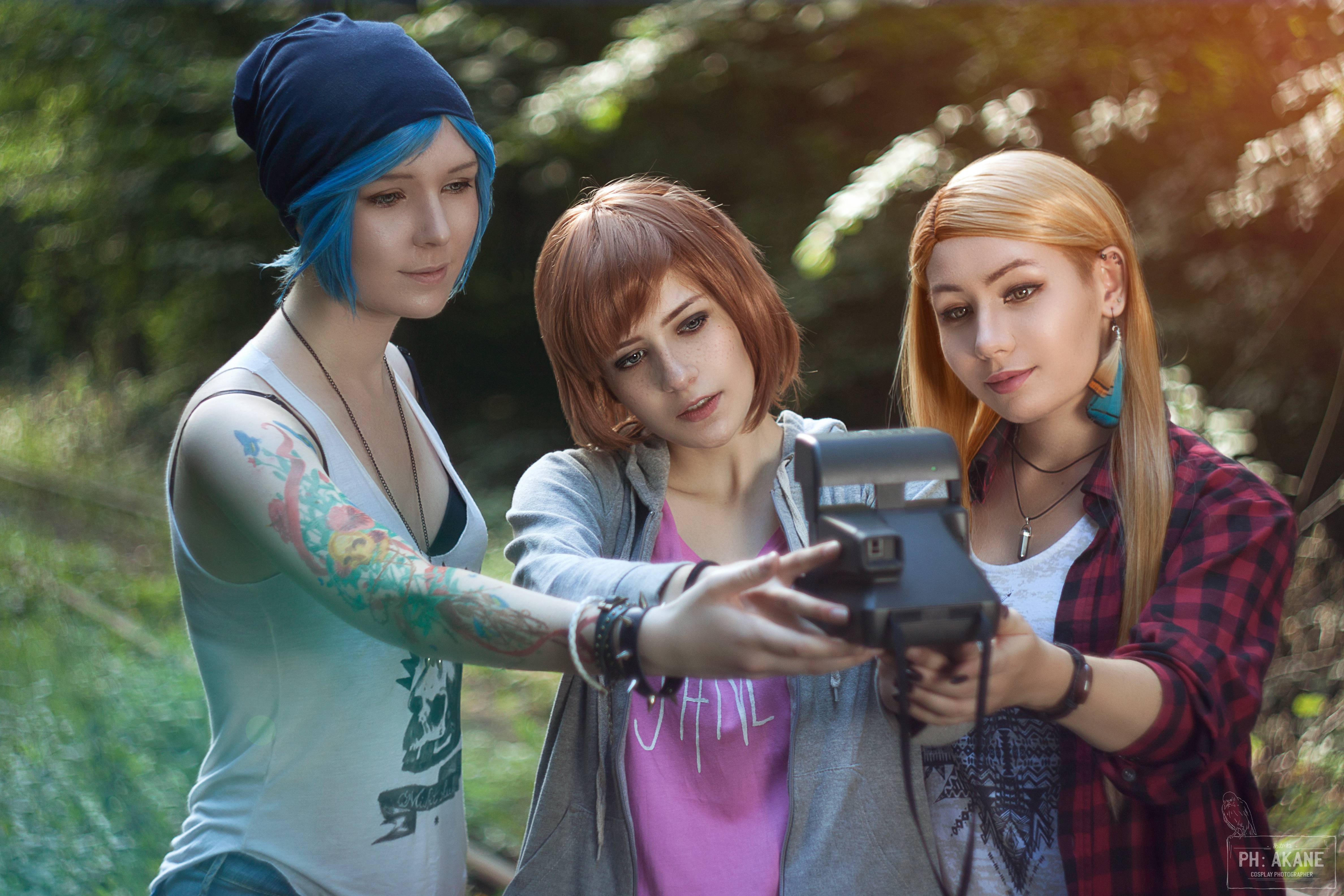 4752x3168 Wallpaper Life is Strange Cosplay, Rachel Amber, Chloe Price, Max Caulfield, Fun, Background Free Image