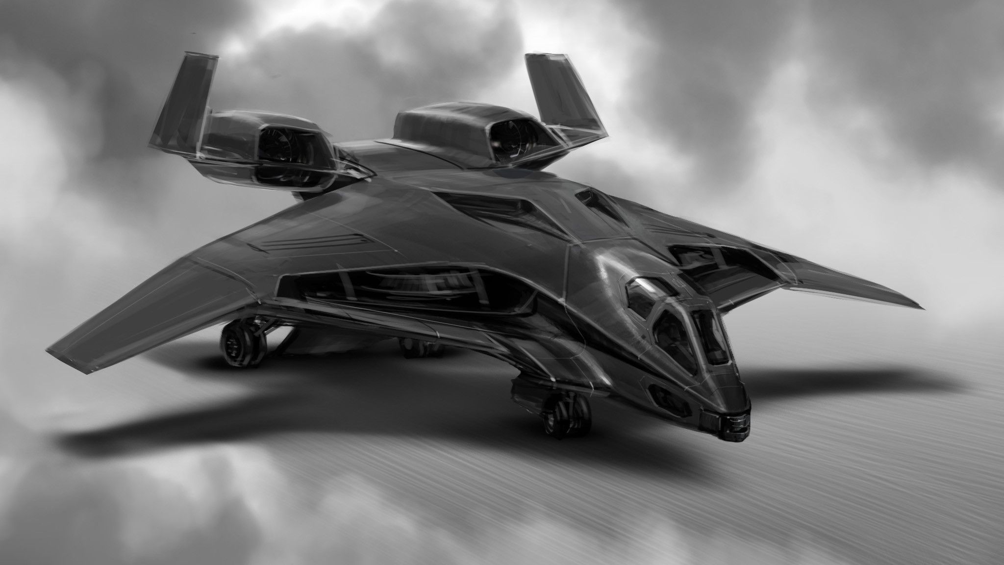 2048x1152 Phil Saunders (2010) Quinjet Design