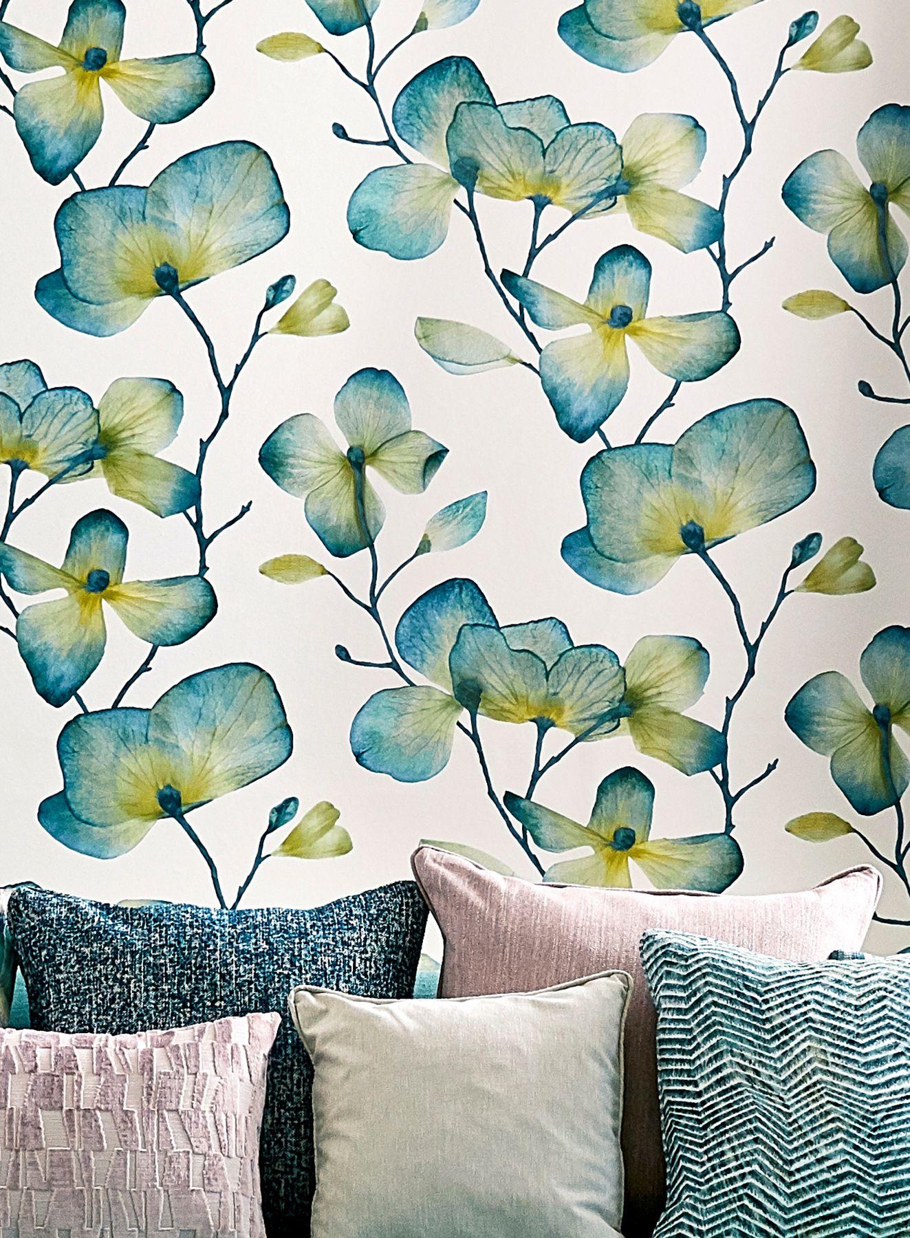 1323x1800 Floral wallpaper. Romantic flower patterns and blossom motifs