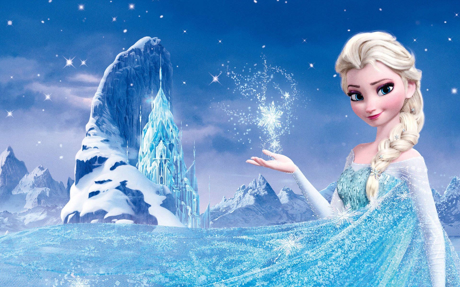 1920x1200 Download Elsa's Ice Palace Wallpaper