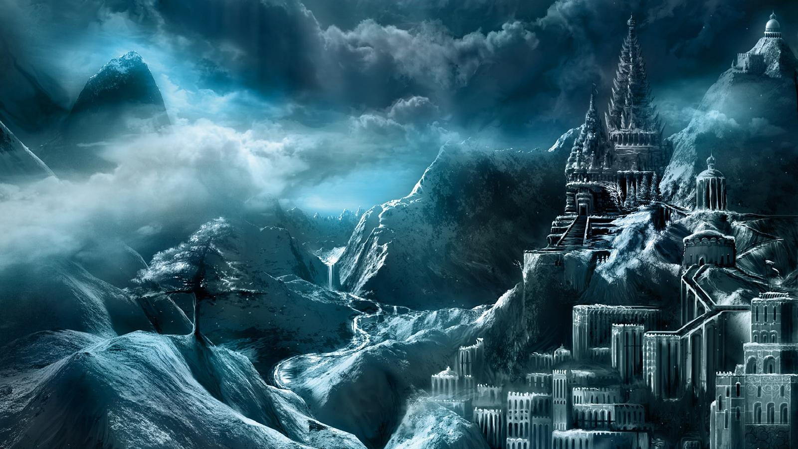 1600x900 Desktop wallpaper: Fantasy, Castle, Castles 4K free download for PC. 279346