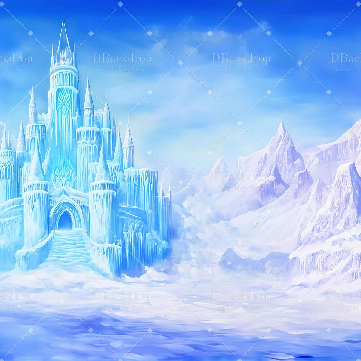 1200x1200 Cheap Theater Backdrops Ice Castle Backdrop For Theater CSH59 T45