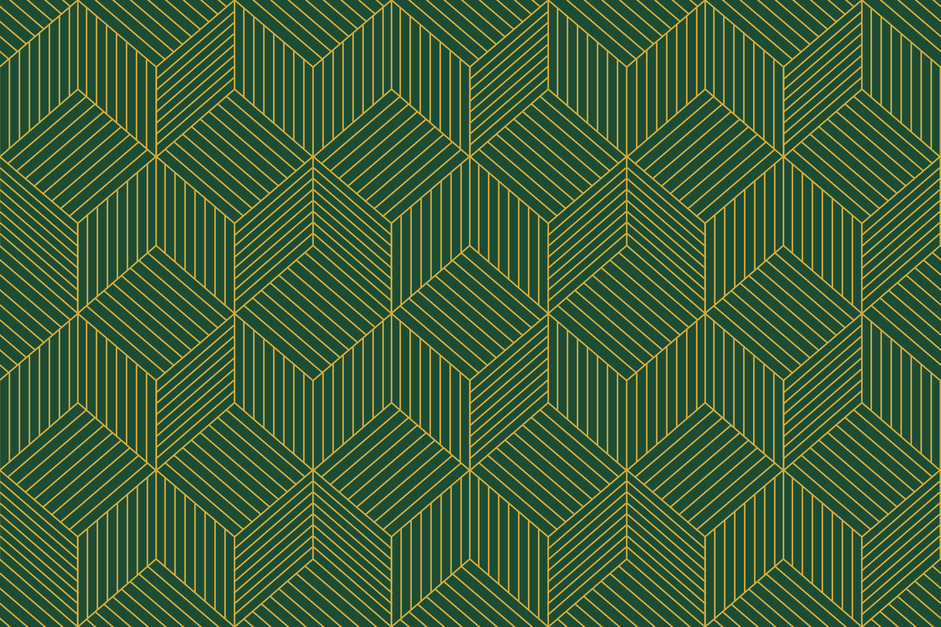 3000x2000 Gold green geometric lines wallpaper seamless backdrop