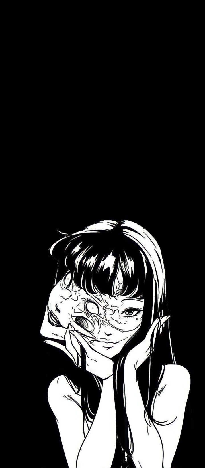 720x1640 Junji Ito Tomie Wallpaper