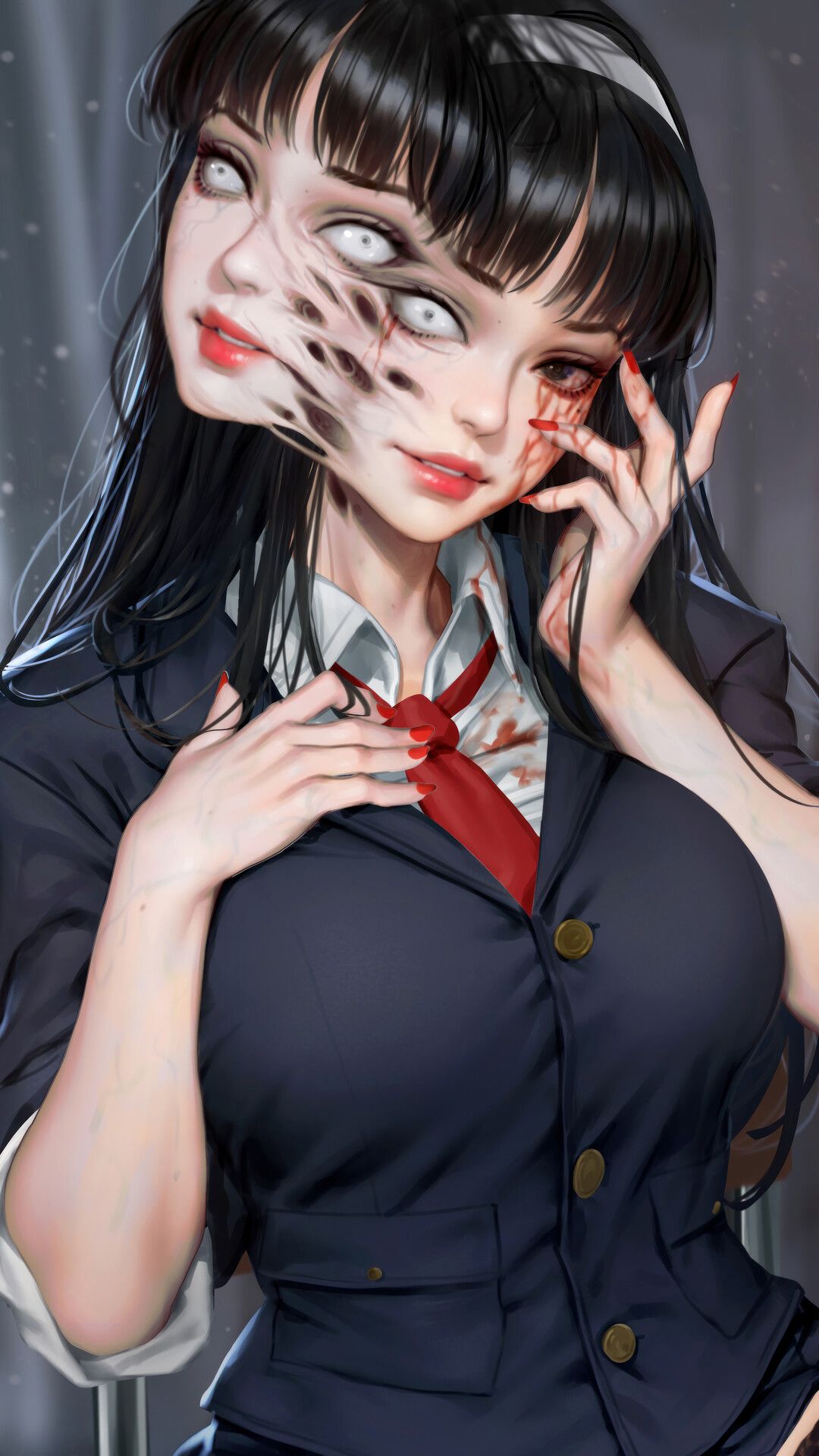 1080x1920 Tomie Kawakami Junji Ito Wallpaper 4K HD PC n
