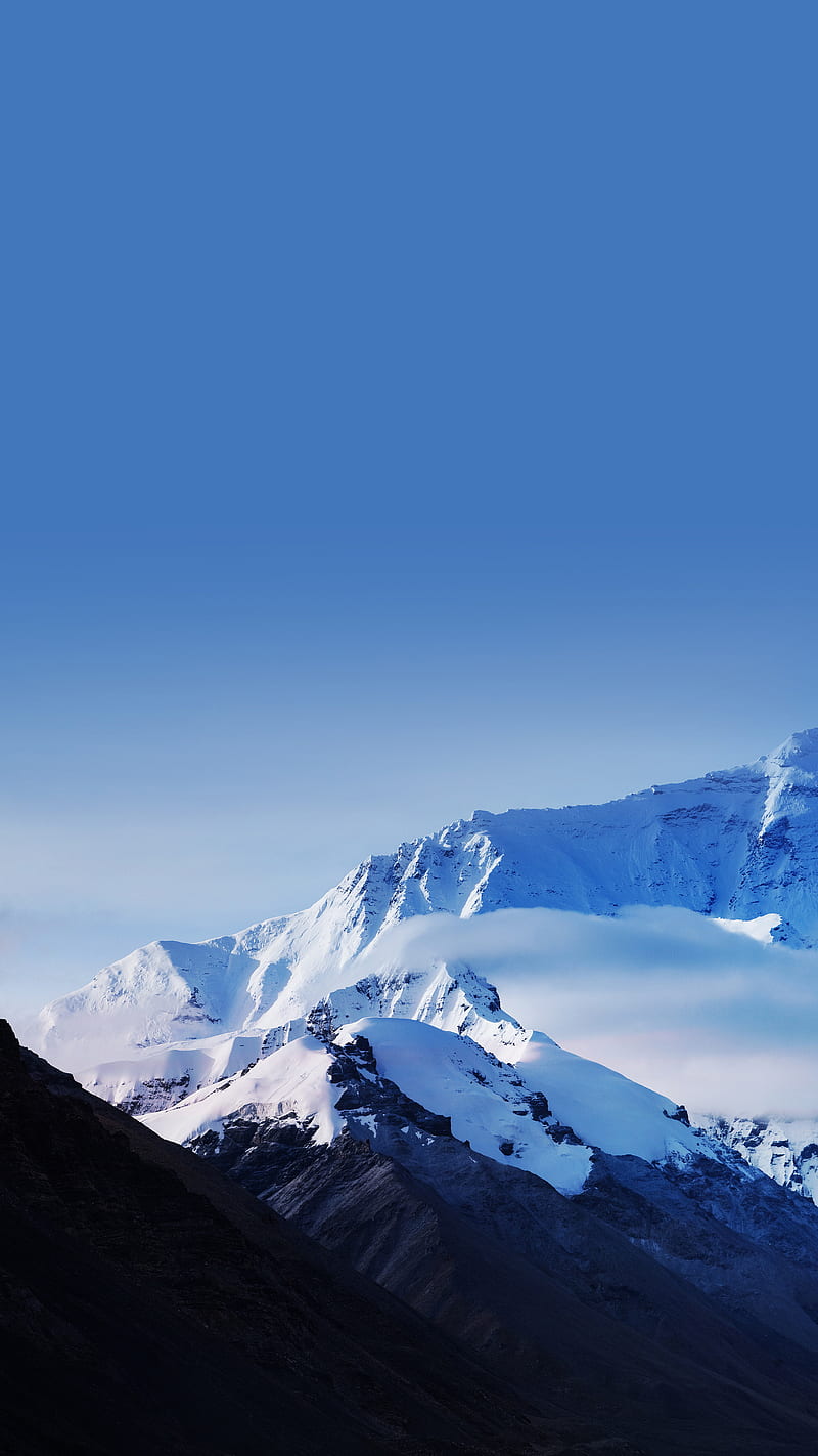 800x1422 Mountains, blue, quad, stock, vivo xplay HD phone wallpaper