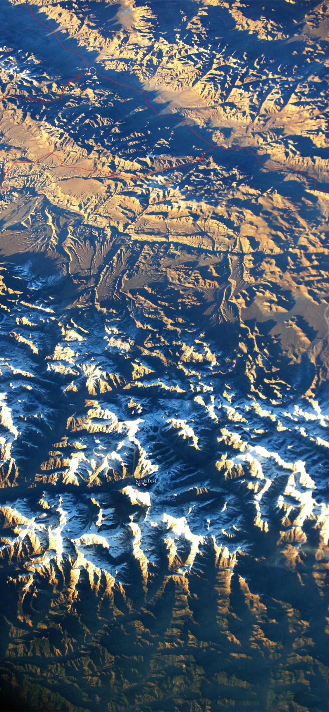 1125x2436 Lake Manasarovar iPhone X Wallpaper Free Download