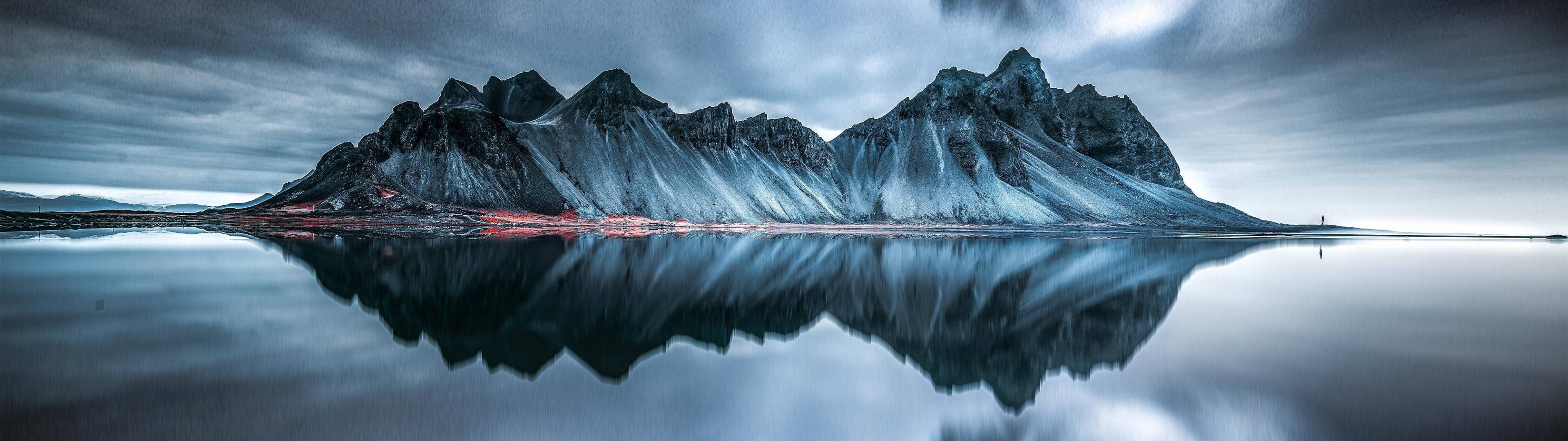 3840x1080 Download 3840x1080 4K Volcanic Island Wallpaper