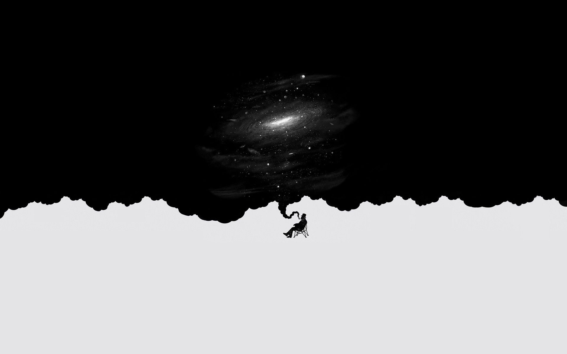 1920x1200 abstract, Monochrome, Minimalism Wallpaper HD / Desktop and Mobile Background