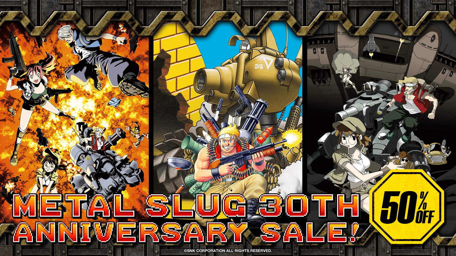 1920x1080 METAL SLUG 30TH ANNIVERSARY SALE！