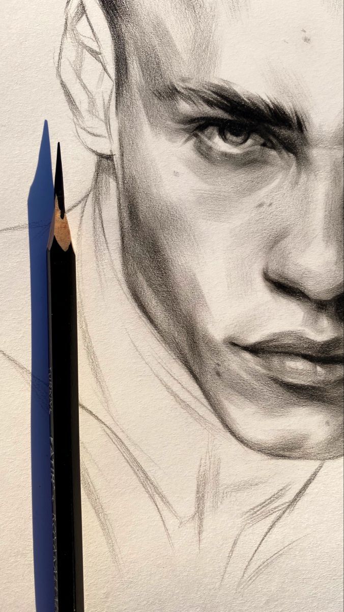 676x1200 Sunglasses Realistic Male Sketch Portrait Drawing Wallpaper