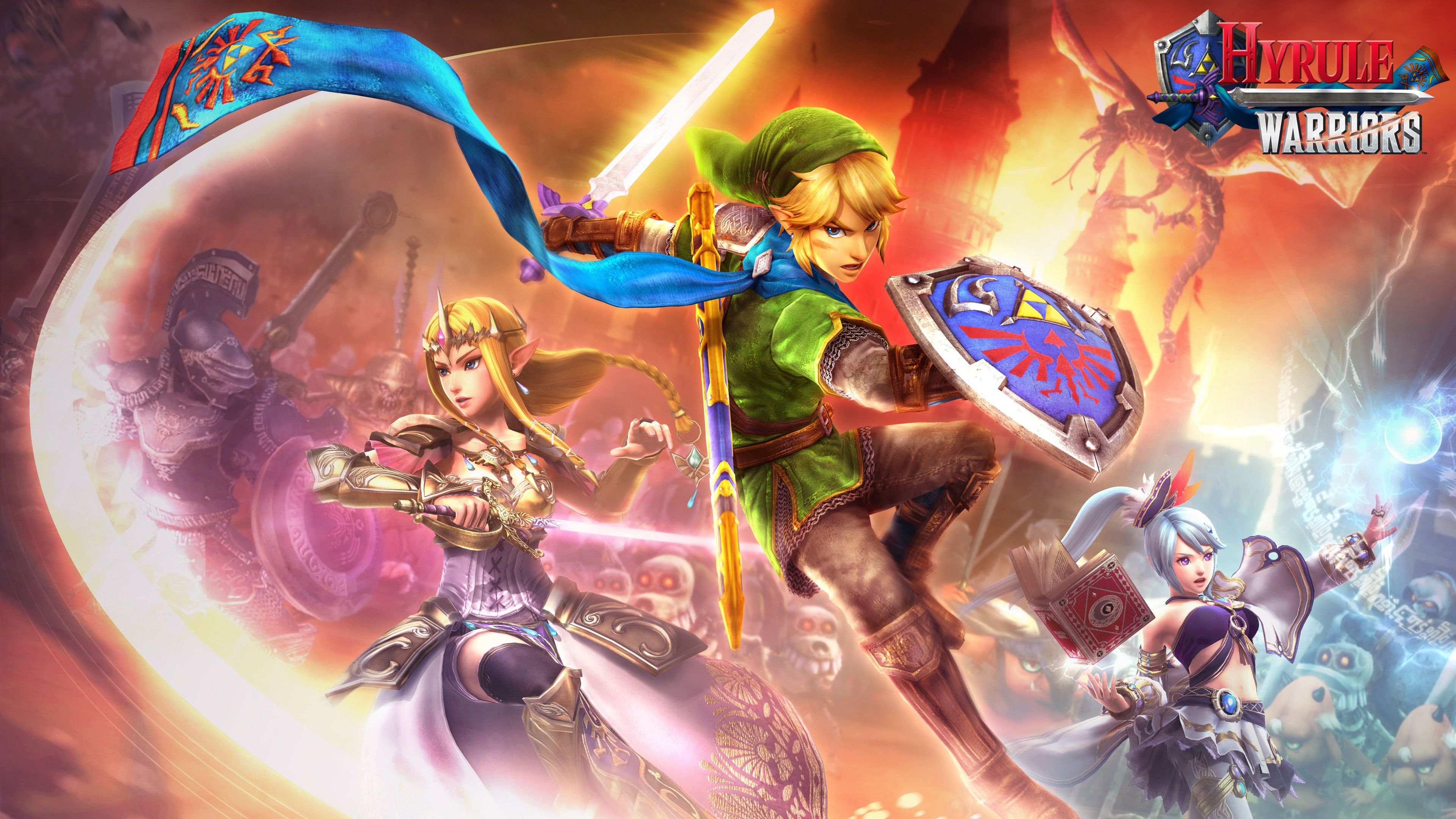 3840x2160 Hyrule Warriors Nintendo Wii U Game Wallpaper