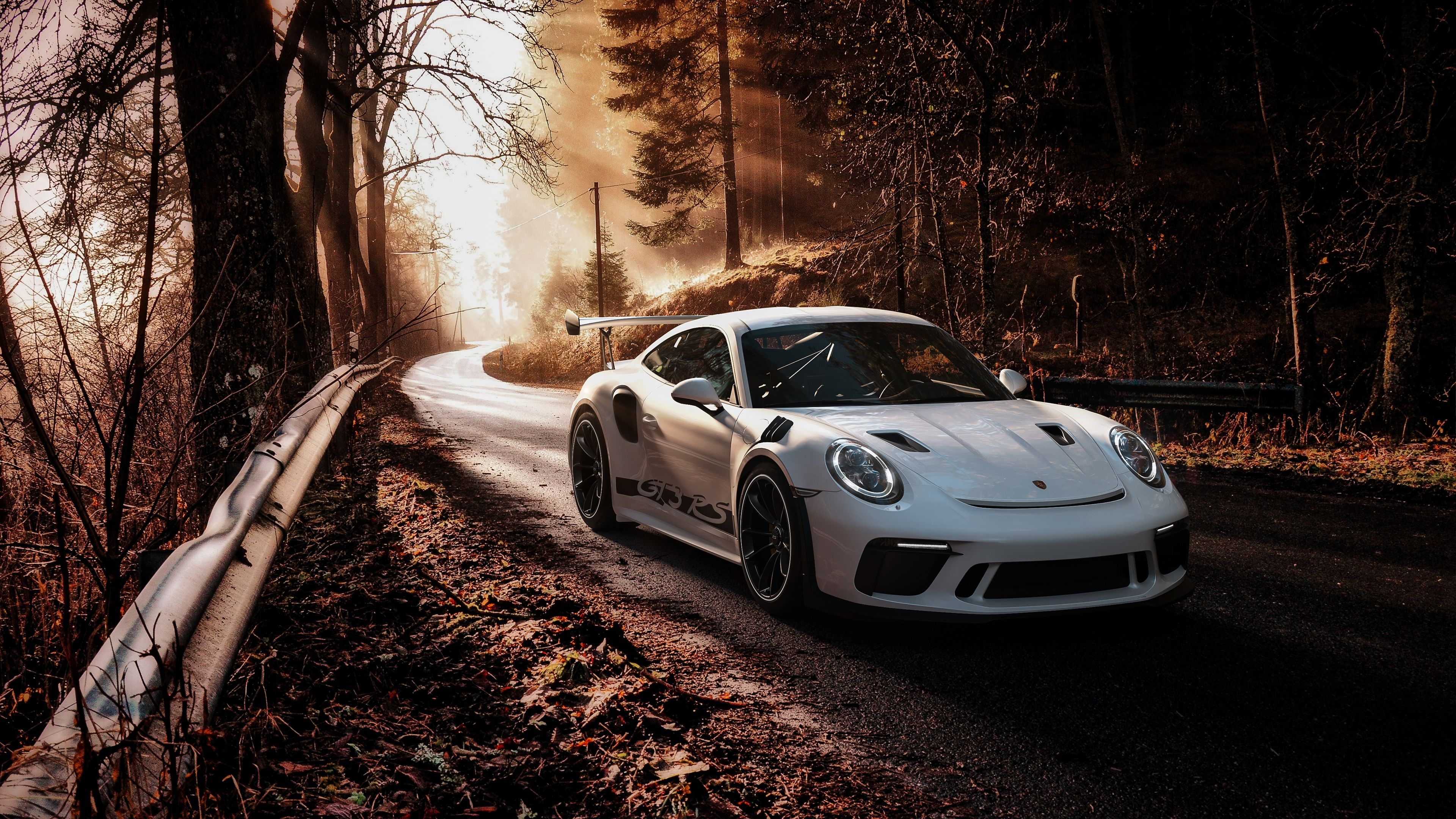 3840x2160 Desktop wallpaper: Porsche 911 Gt3 Rs, Vehicles, Porsche Porsche, White Car, Porsche 911 Gt Car 4K free download for PC. 1173847