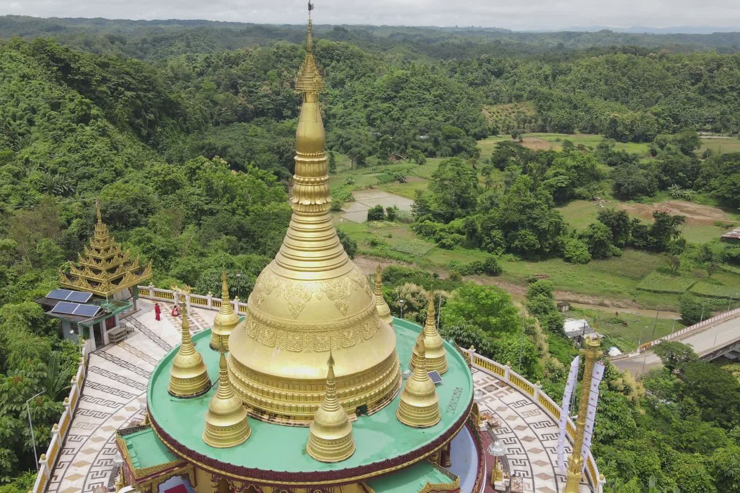 1500x1000 Aerial View of Buddha Dhatu Jadi, Bangladesh