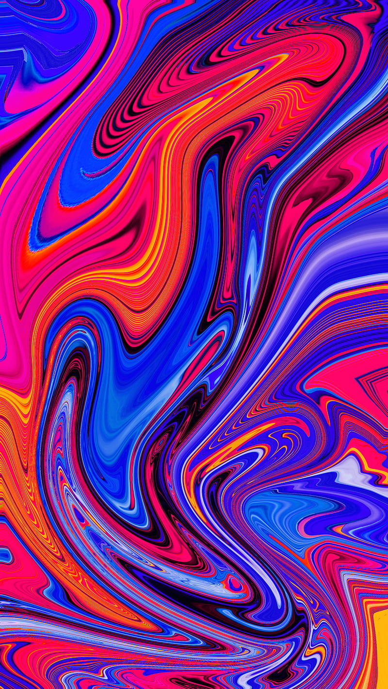 800x1422 Vivid Dreams, Color art, Mix colors, Mix fluid, Mixing colors, colorful, colorful fluid, HD phone wallpaper