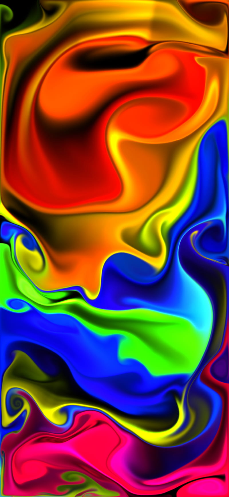 800x1733 Not Sure, abstract, art, colorful, colors, vibrant, vivid, HD phone wallpaper