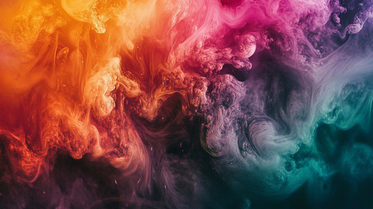1285x720 Vibrant Abstract Swirl of Sleepy Colors