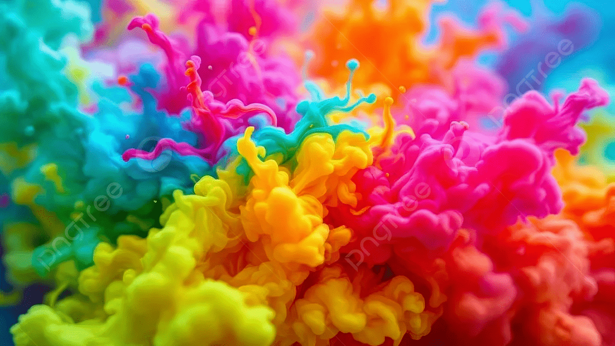 1200x675 Explosion Of Vivid Colors Abstract Background With Swirling Smoke And Dust Particles, Abstract, Background, Color Background Image And Wallpaper for Free Download