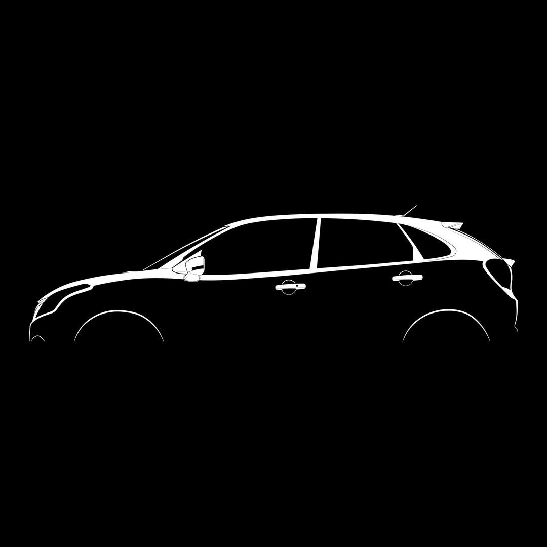 1080x1080 Baleno Silhouette Vector File