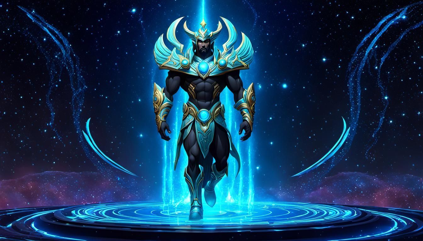 1344x768 Cronus, God of Time, in Digital Fantasy Art