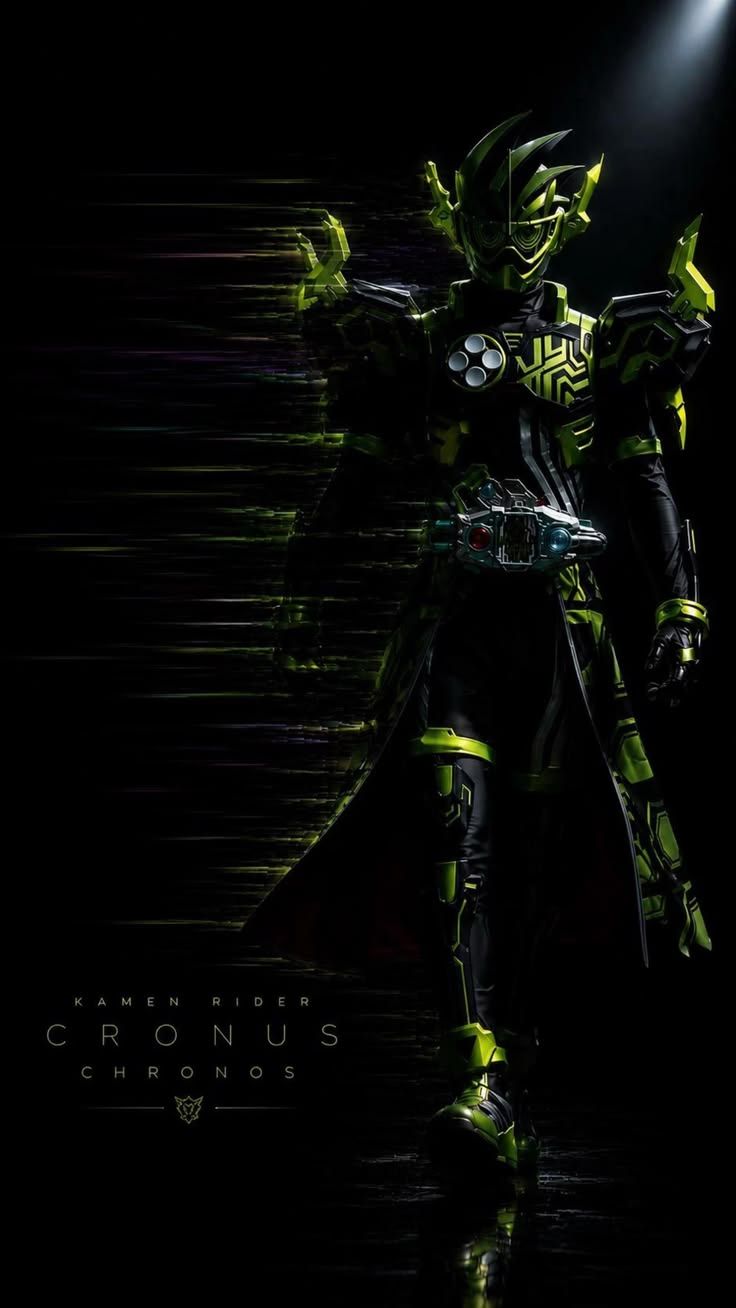 736x1308 Kamem rider with green powers. Cronus chronos green power, Green powers kamen rider, Memes