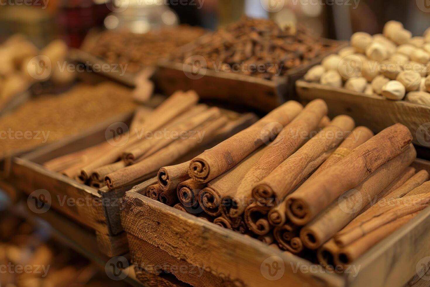 1470x980 Cinnamon sticks tied with twine resting on dark background with cloves