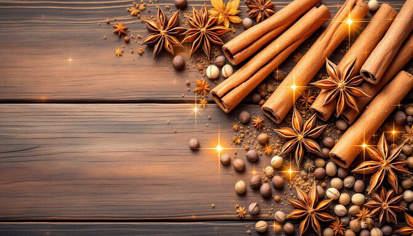 1344x768 Download Bundled Cinnamon Sticks Image, Spices, Rustic