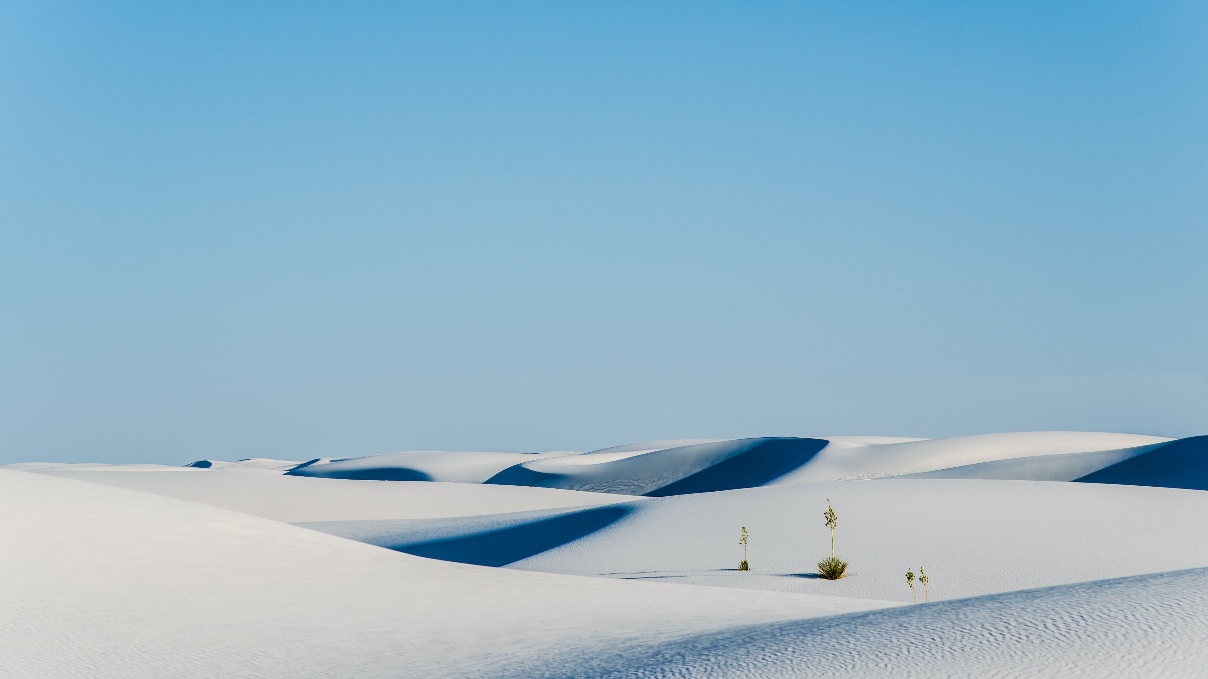 3840x2160 White Sands National Monument Wallpaper 4K, Desert, Landscape