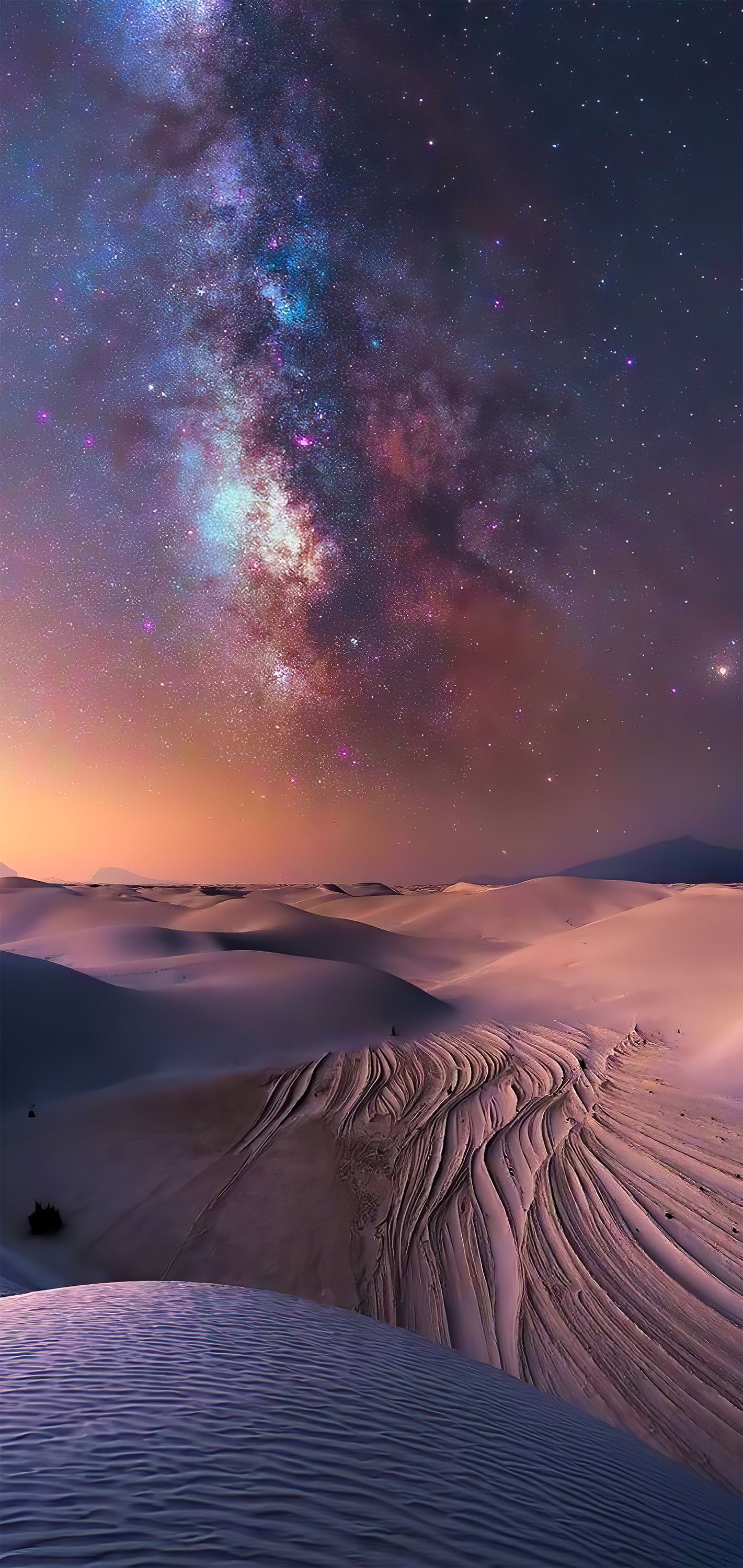 1421x3000 Wallpaper Milky Way White Sands National Park, White Sands National Park, White Sands, Las Cruces, Travel, Background Free Image