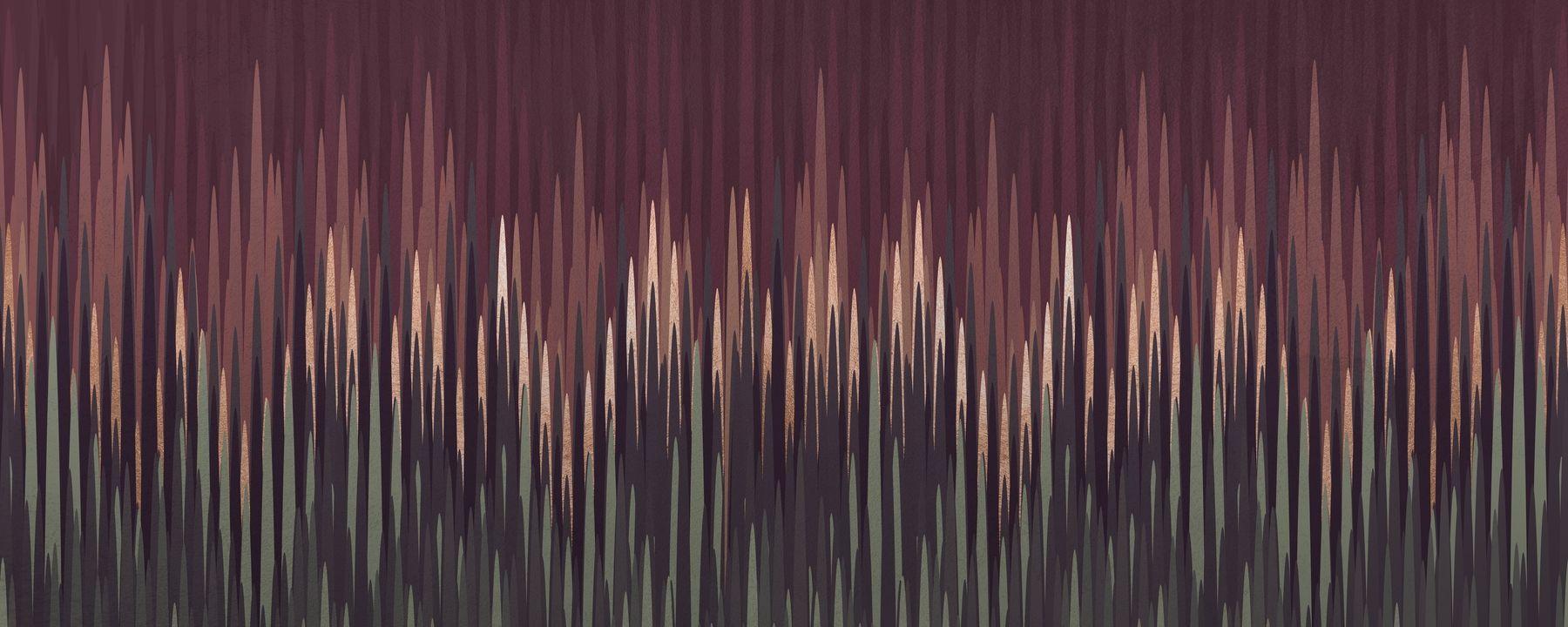 1800x720 Buy Geometric Wave wallpaper US shipping at