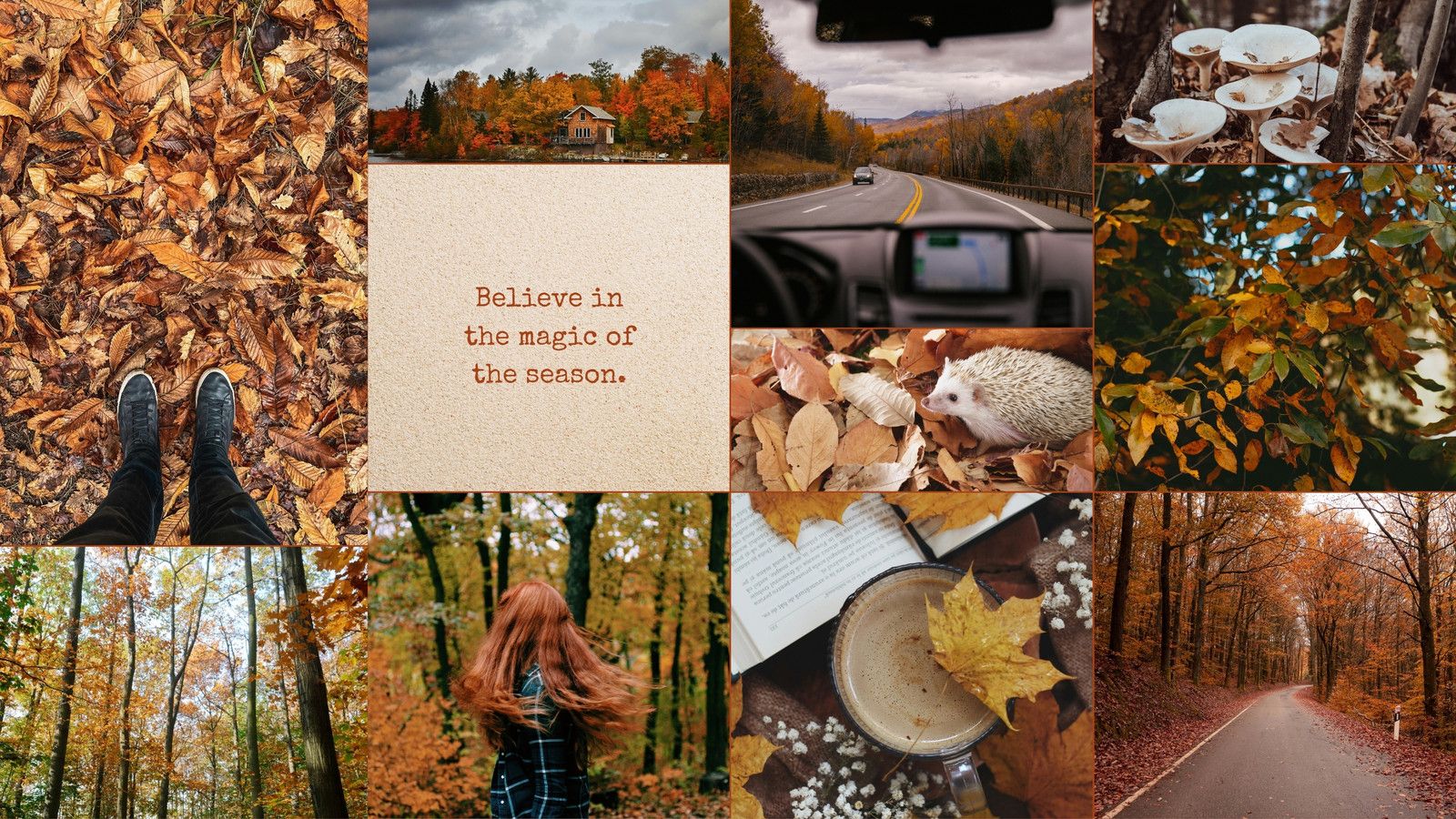 1600x900 Customize Fall Desktop Wallpaper Templates Online