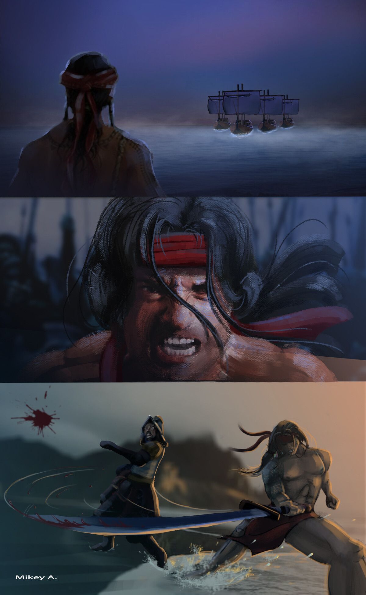 1200x1950 The battle of Lapu lapu and Magellan