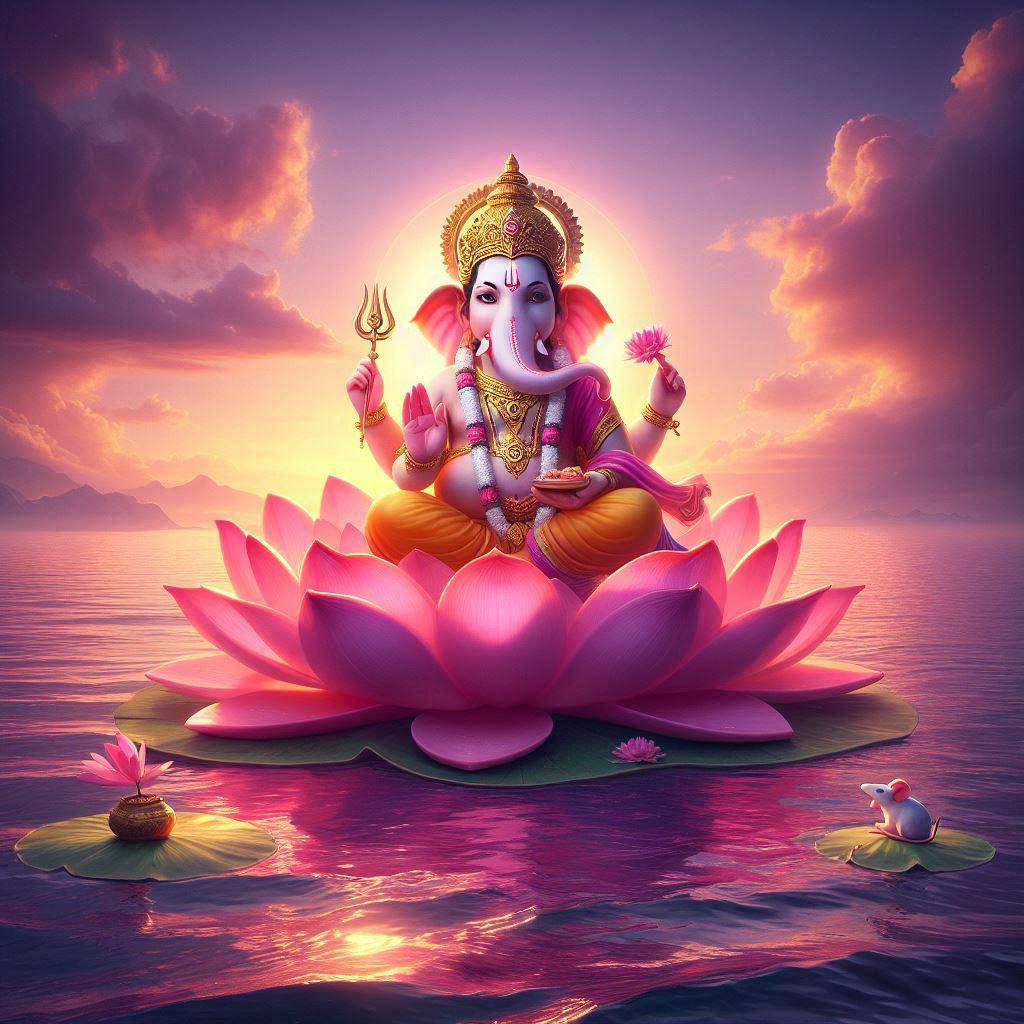 1024x1024 Download High Quality Lord Ganesh Image. HD Wallpaper & Photo
