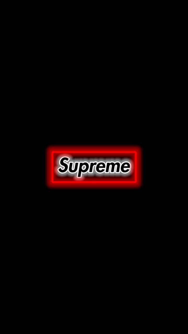 720x1280 Supreme Neon Wallpaper