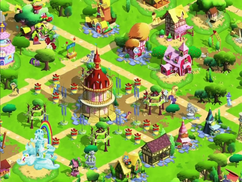 1024x768 Equestria Daily Stuff!: Mystery Ponyville Image or Fan Made Art? Plus a Bonus Image for fun!